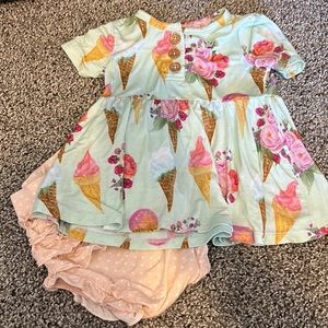 Posh Peanut Peplum set